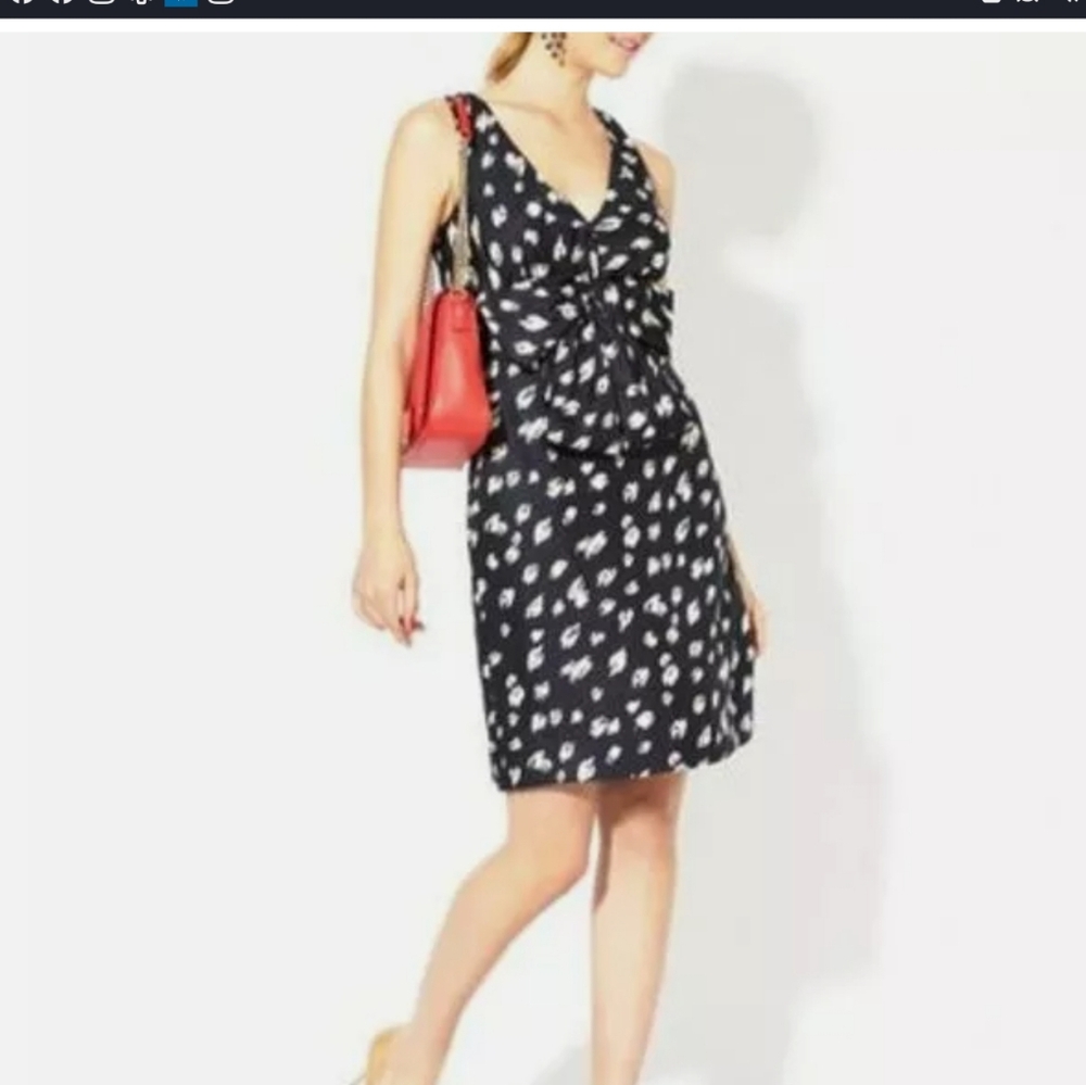 Kate Spade Blaine Silk Bow Sheath Dress